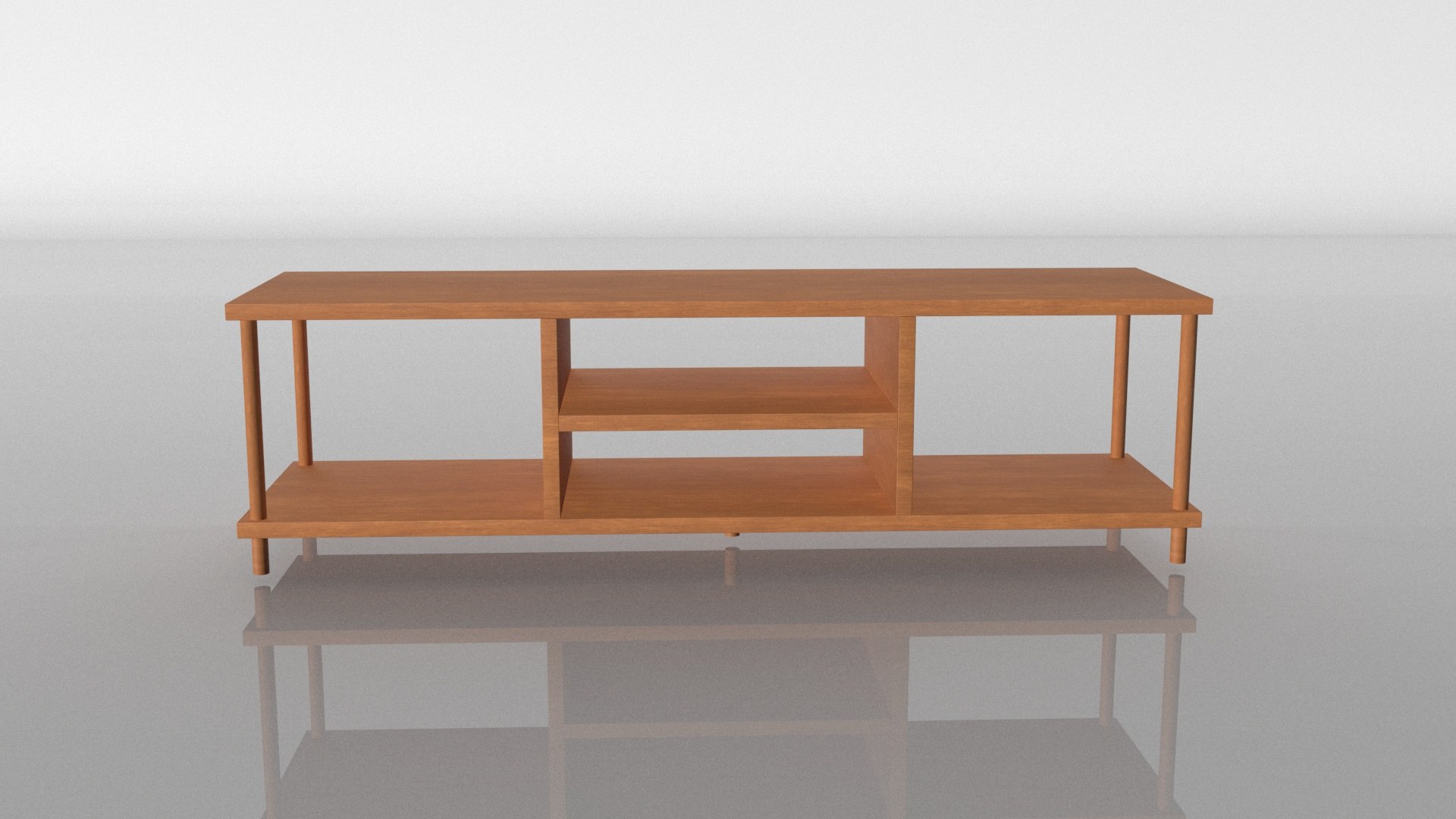 Wooden TV Stand 3D Model - TurboSquid 2188170