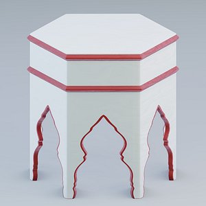 3D Model Moroccan Round Side Table - TurboSquid 1736142