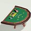 blackjack table 3d max