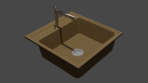 3D faucet and sink