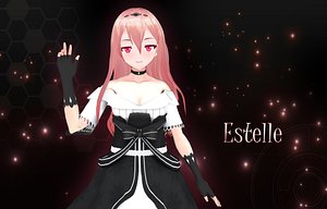 3D Estelle Original - Anime Style model