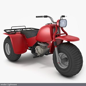 honda atc 200e big 3d lwo
