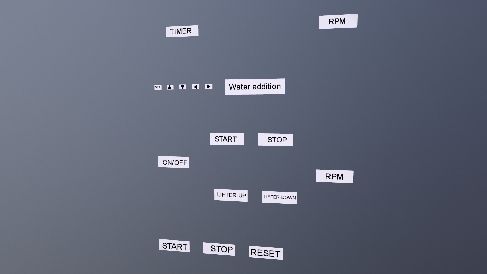 3D HMI Label Stickers - TurboSquid 2289465