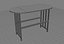 Drop Leaf Table 3D Model