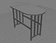 Drop Leaf Table 3D Model
