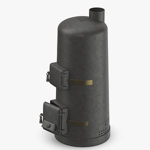 Papal Conclave  Stove for Ballots PBR Unwraped 3D