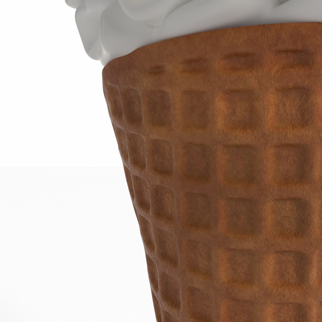 3d ice cream model