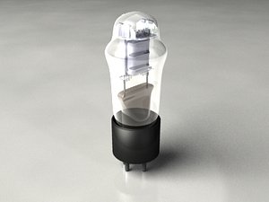 3d vacuum tube valve model