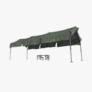 Outdoor campsite tent