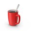Tazza Con Caffè E Cucchiaio