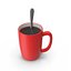 Tazza Con Caffè E Cucchiaio