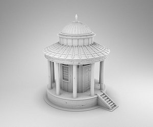 3D greek temple