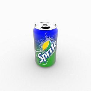 Sprite Can 3D model