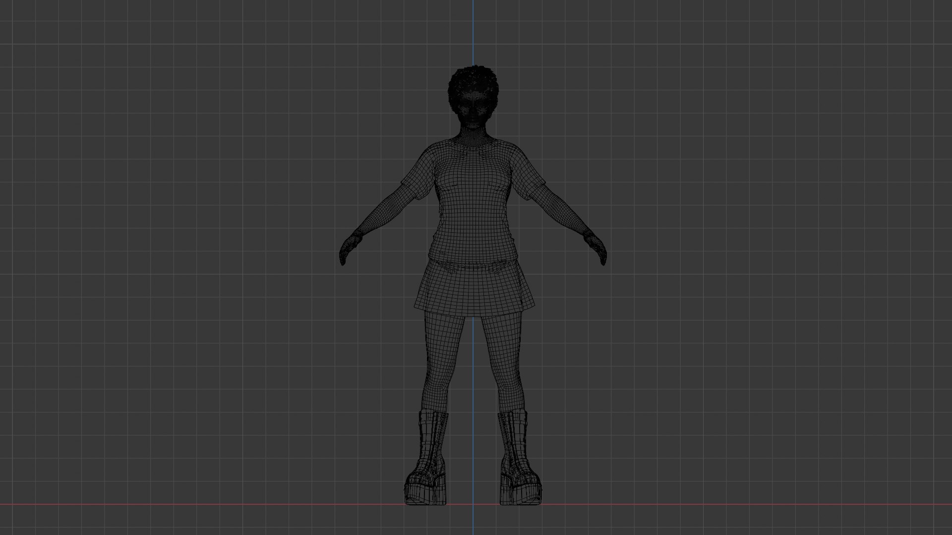 Game Ready Rigged Female Character With Tactical Look 3D Model ...