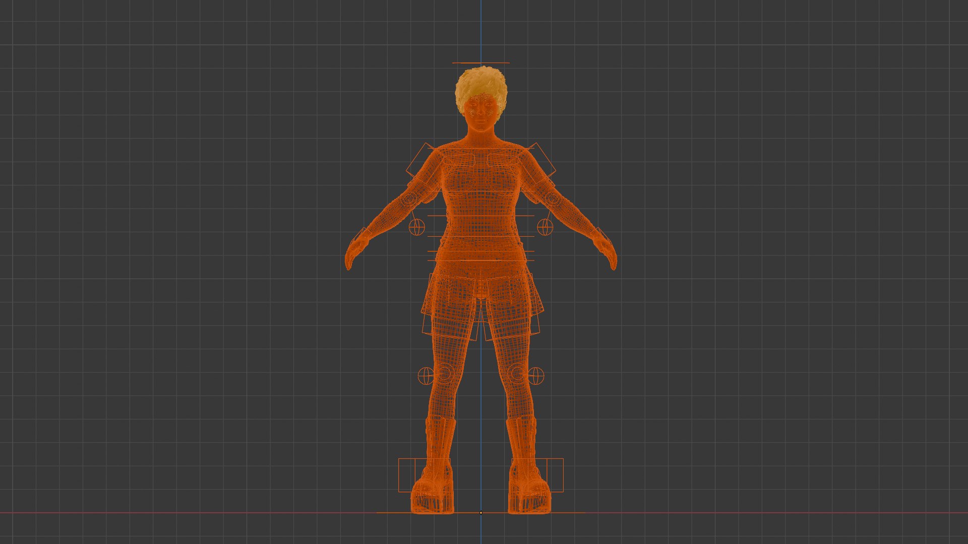 Game Ready Rigged Female Character With Tactical Look 3D Model ...