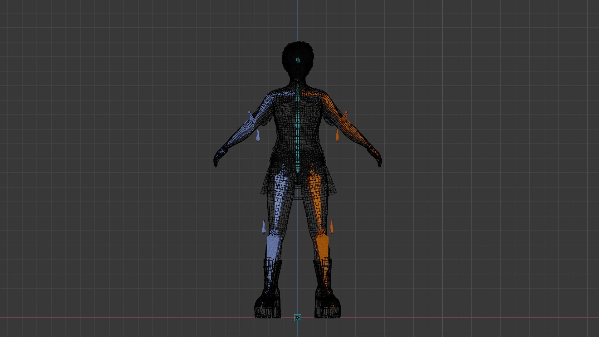 Game Ready Rigged Female Character With Tactical Look 3D Model ...