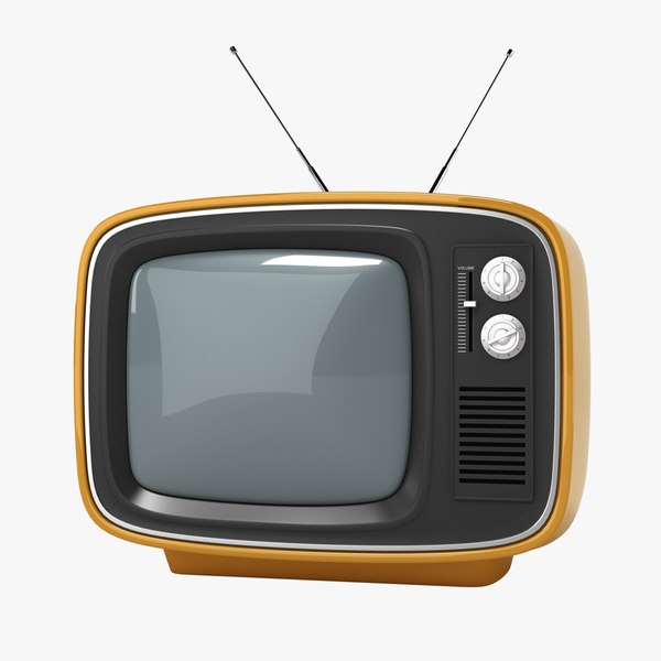 retro tv 3d model