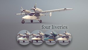 accord-201 livery airplane 3D model