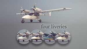 Accord-201 with four liveries 3D Model Collection