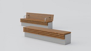 3D model TORD WALL BENCH SEAT
