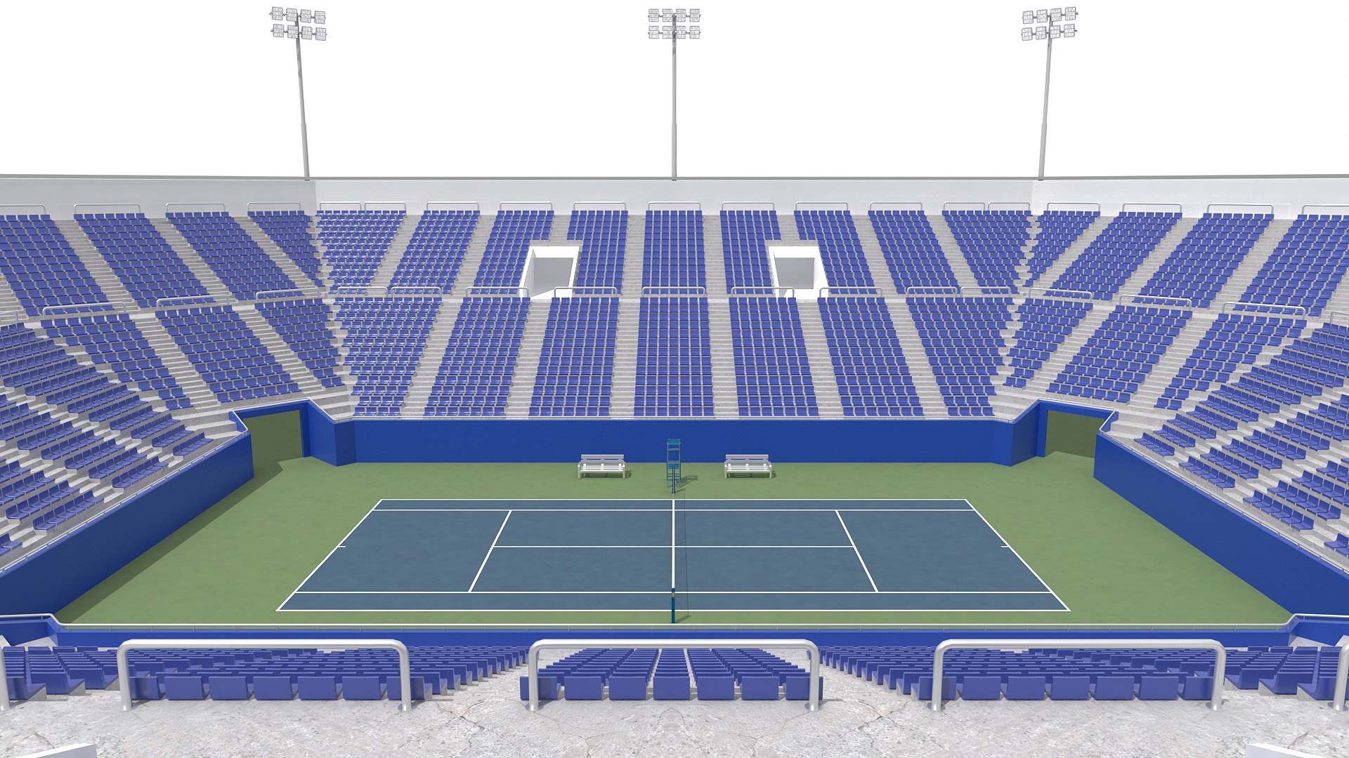 3D Tennis courts collection model - TurboSquid 1838678