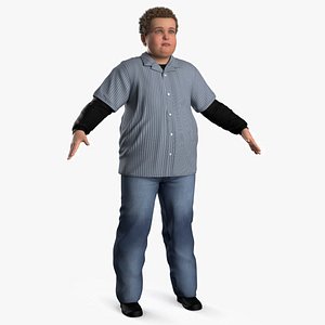 3D Obese Boy