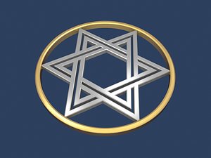 Star of David Circle
