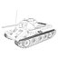 T-34-76 - Modelo 1943 - Fábrica 112 - Tanque medio soviético