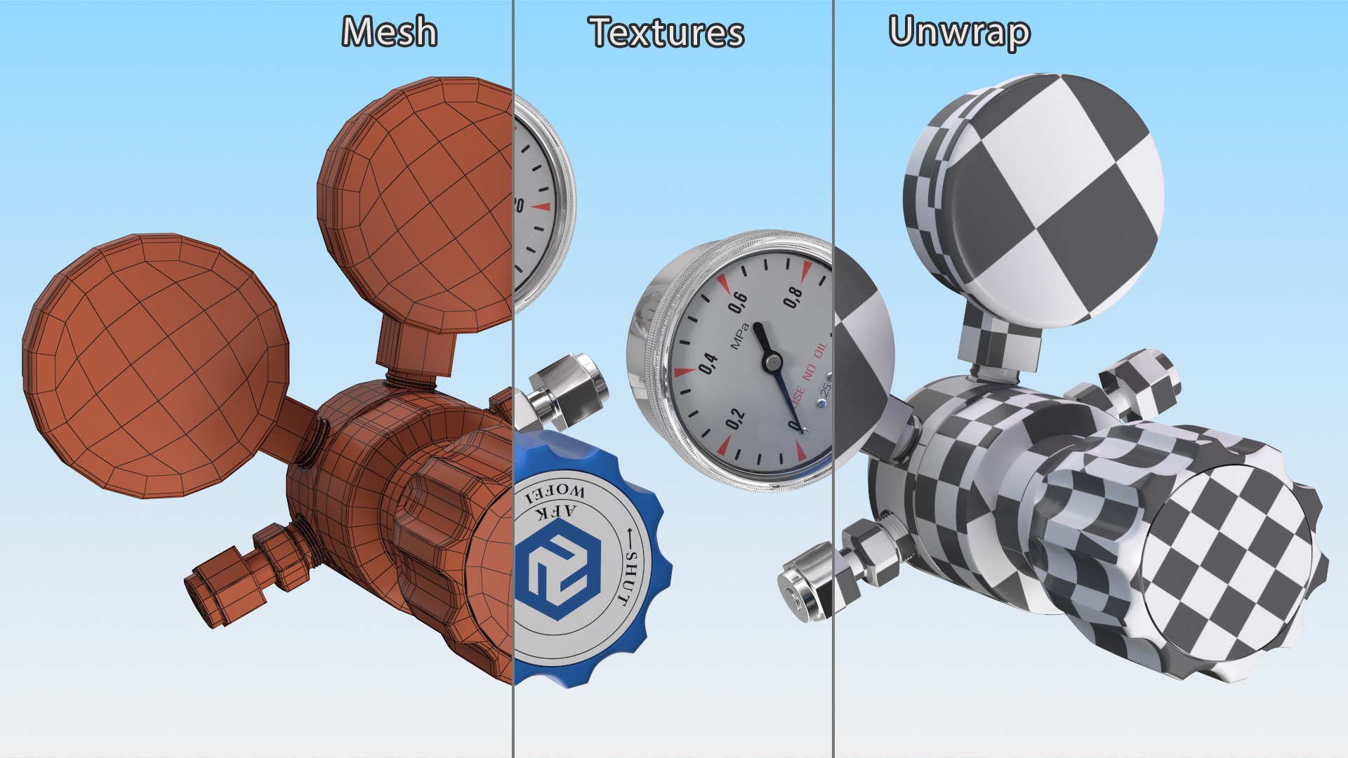 AFK Regulator High Pressure Gas Two Gauges 3D model https://p.turbosquid.com/ts-thumb/7W/mNjfdy/HY/afkregulatorhighpressuregastwogaugesmb3dmodel016/jpg/1662655632/1920x1080/fit_q87/6e863a303810c18db371b02a9b4bf943e93177e4/afkregulatorhighpressuregastwogaugesmb3dmodel016.jpg