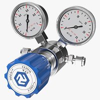 AFK Regulator High Pressure Gas Two Gauges