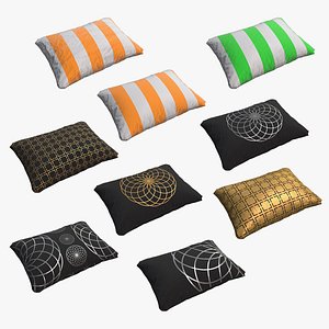 Pillow Collection 003 PBR 4K 3D model