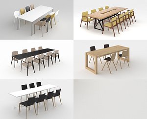 3D model cafe office home