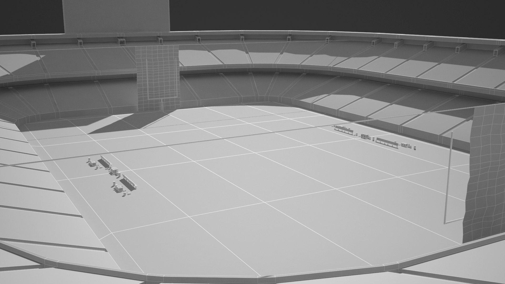 Football Stadium 3D - TurboSquid 1626831