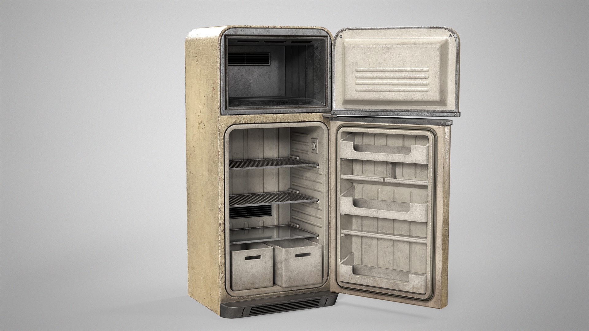 Retro Fridge - Old Kitchen Refrigerator AAA Gameready 3D model https://p.turbosquid.com/ts-thumb/7W/t2nYGB/Zx/2/jpg/1789481310/1920x1080/fit_q87/b58501d3c52cc89bed022acf8c3934948b34b4a4/2.jpg