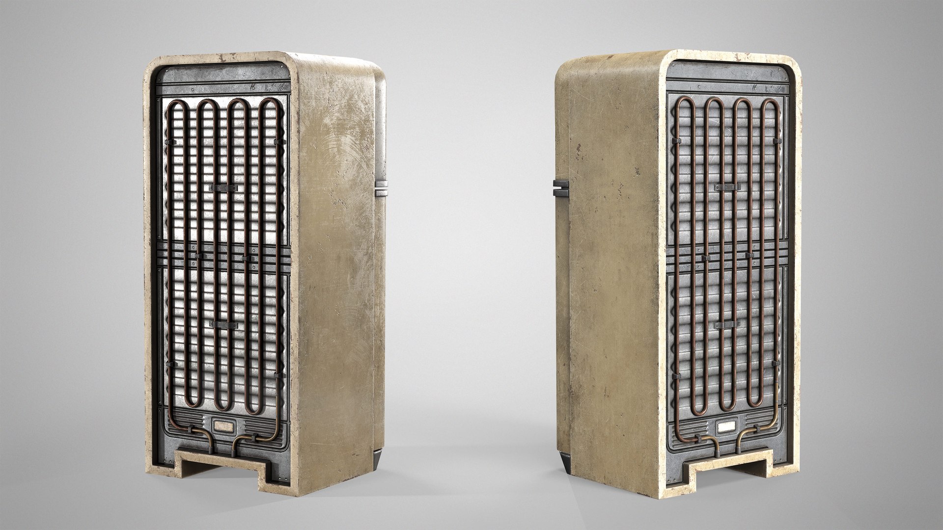 Retro Fridge - Old Kitchen Refrigerator AAA Gameready 3D model https://p.turbosquid.com/ts-thumb/7W/t2nYGB/er/12/jpg/1789481315/1920x1080/fit_q87/9ee1fc9f88492133b5761186060dcd50a89e65cd/12.jpg