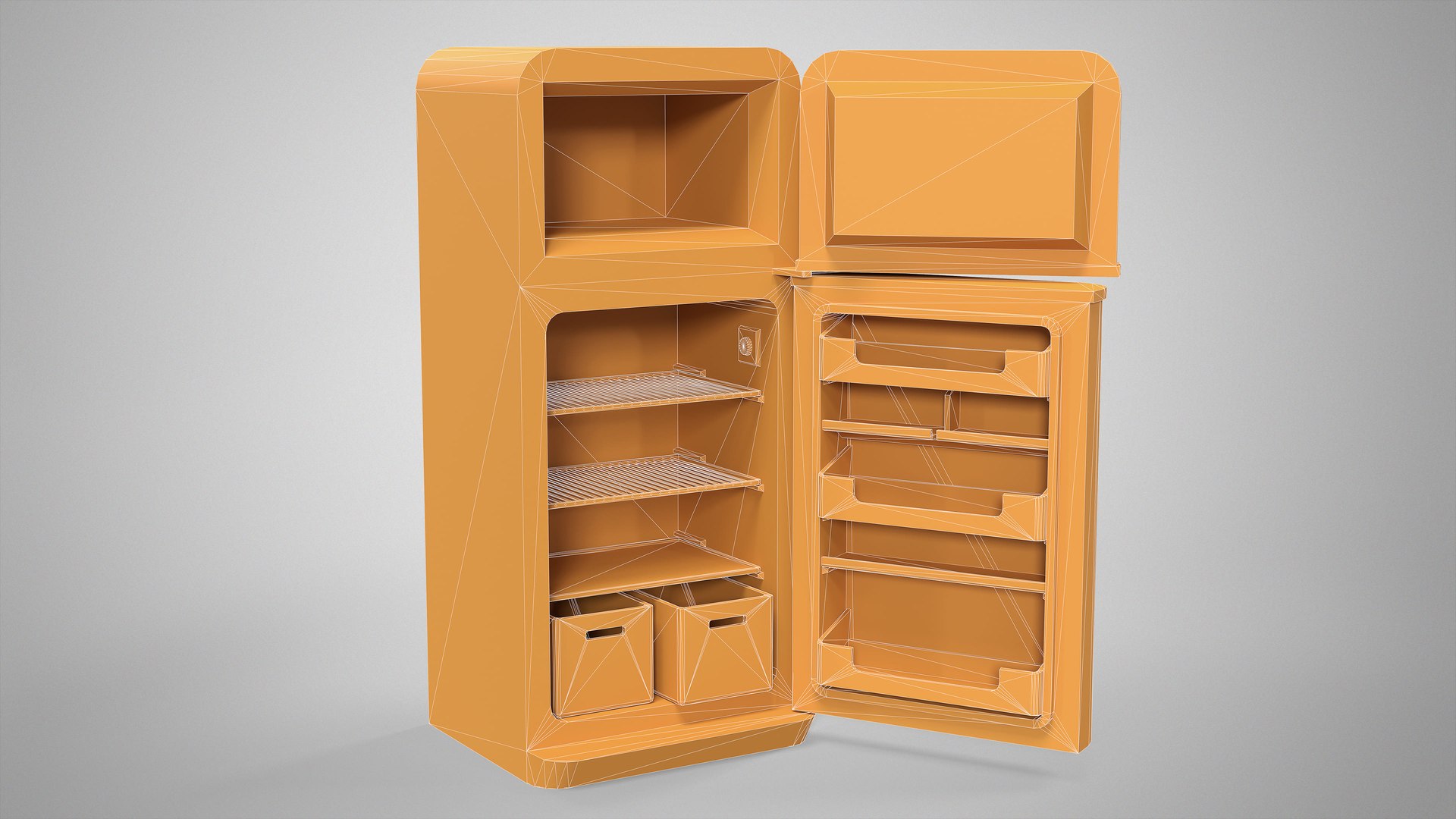Retro Fridge - Old Kitchen Refrigerator AAA Gameready 3D model https://p.turbosquid.com/ts-thumb/7W/t2nYGB/o9/15/jpg/1789481316/1920x1080/fit_q87/decc23619a4c51efbf62a685c623b78da604adcf/15.jpg