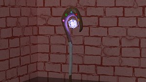 magical staff 3D