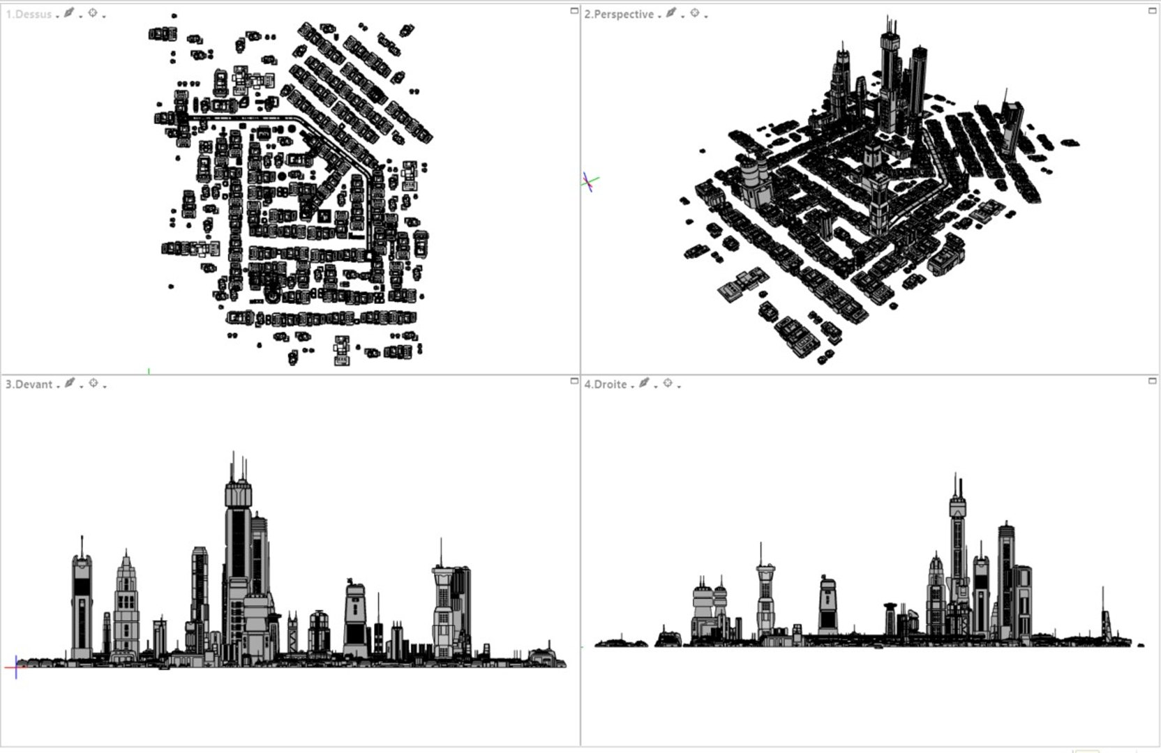 Futuristic City Sci-fi 3D Model - TurboSquid 1636101