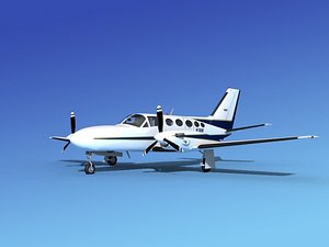 3d scale cessna 425 conquest model