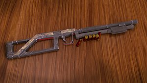 3D shotgun included ammo