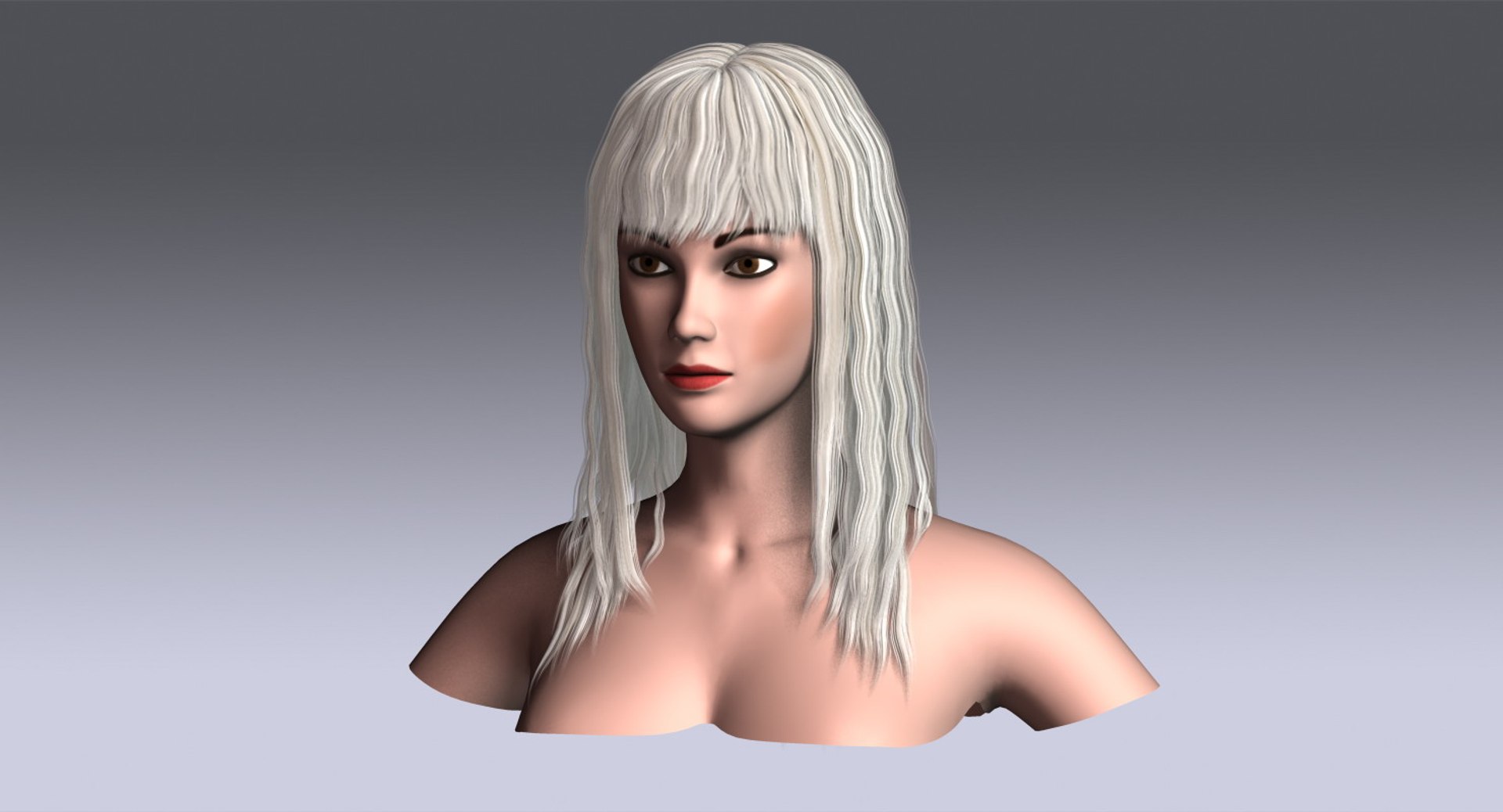 3d Sandra Hair