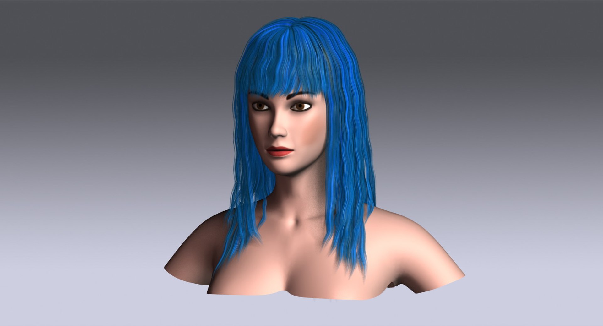 3d Sandra Hair