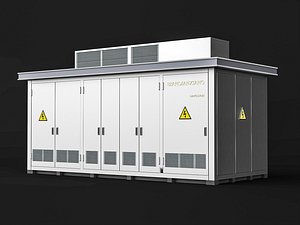 Prefabricated Box Type Substation Power Equipment 3D Model 3D model