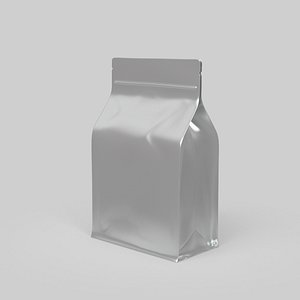 silver stand pouch model