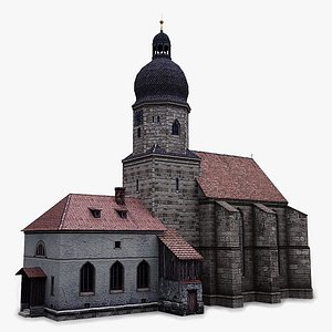 3ds max church chapel