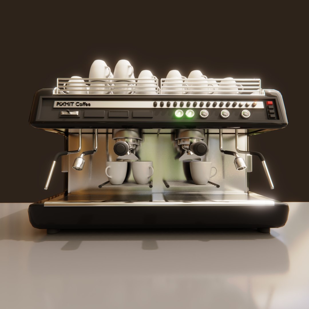 3D Barista Coffeemaker Cups - TurboSquid 1224814