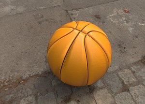 3D basketball ball model
