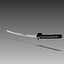 3d katana weapon model