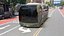 Concepto Futurista Autobús Eléctrico Verde