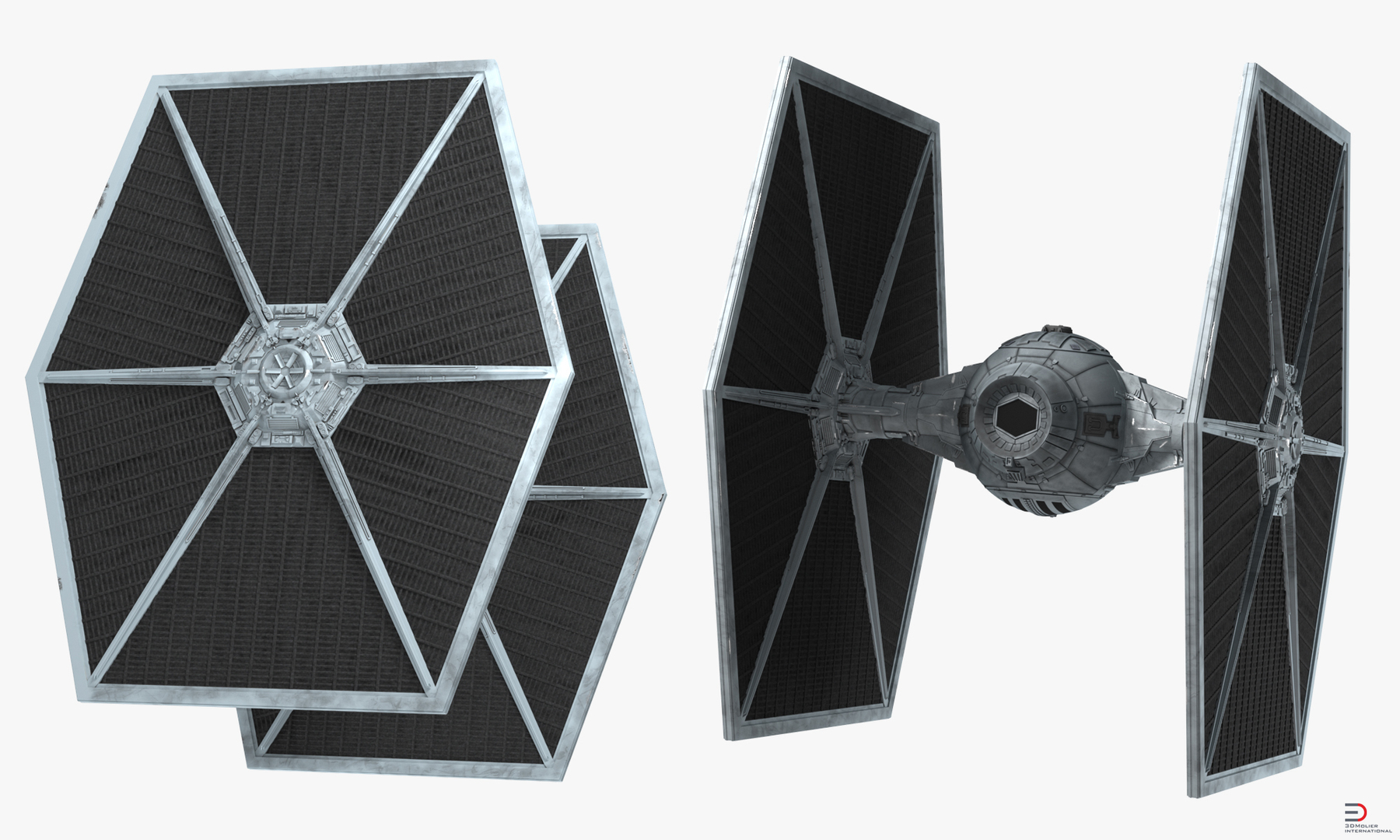 large star wars tie fighter